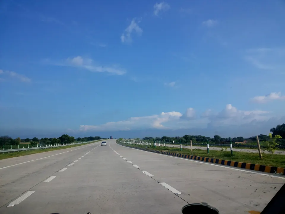 Car on a highway for a one way trip from Patna