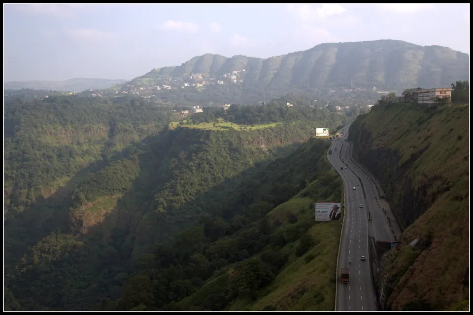 Outstation car trip on an open road